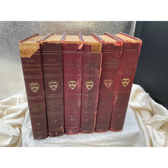 Lot of 6 The Harvard Classics Hardcover Books - Pilato/Woolman Penn/Faustus - Picture 1 of 6